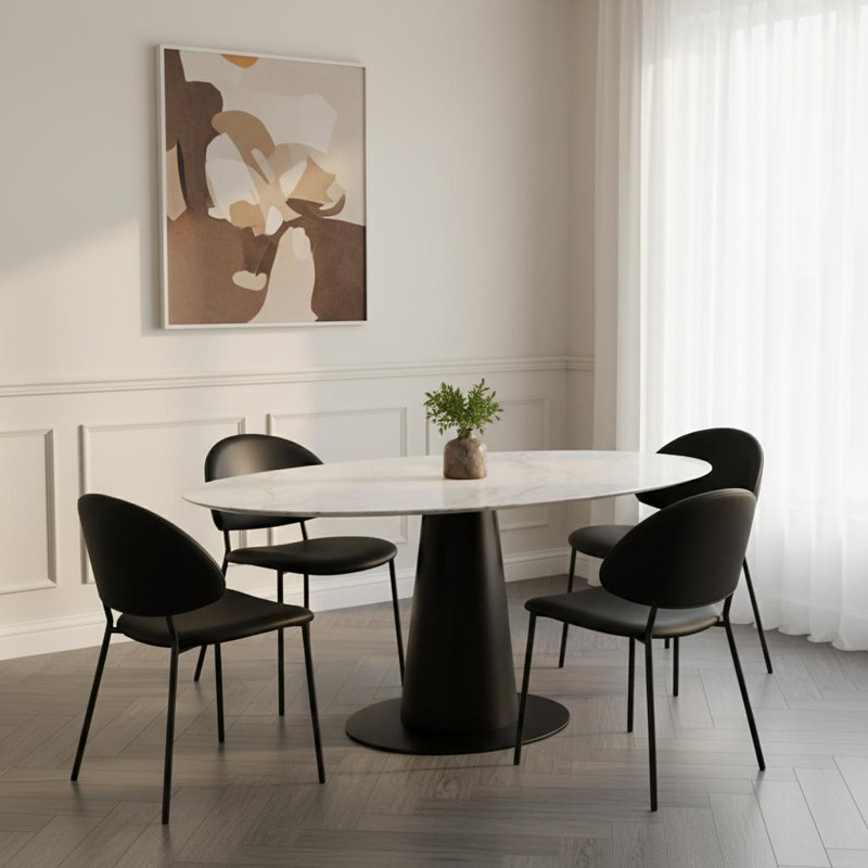 Chaise d'appoint Haven, Noir