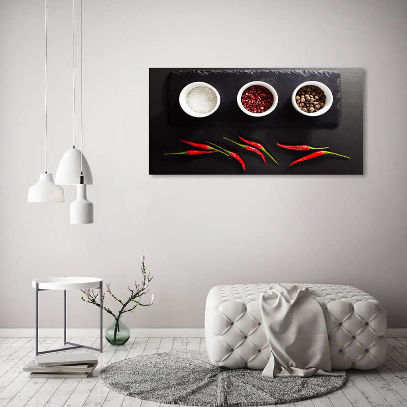 Spices And Chilli - Wrapped Canvas Print