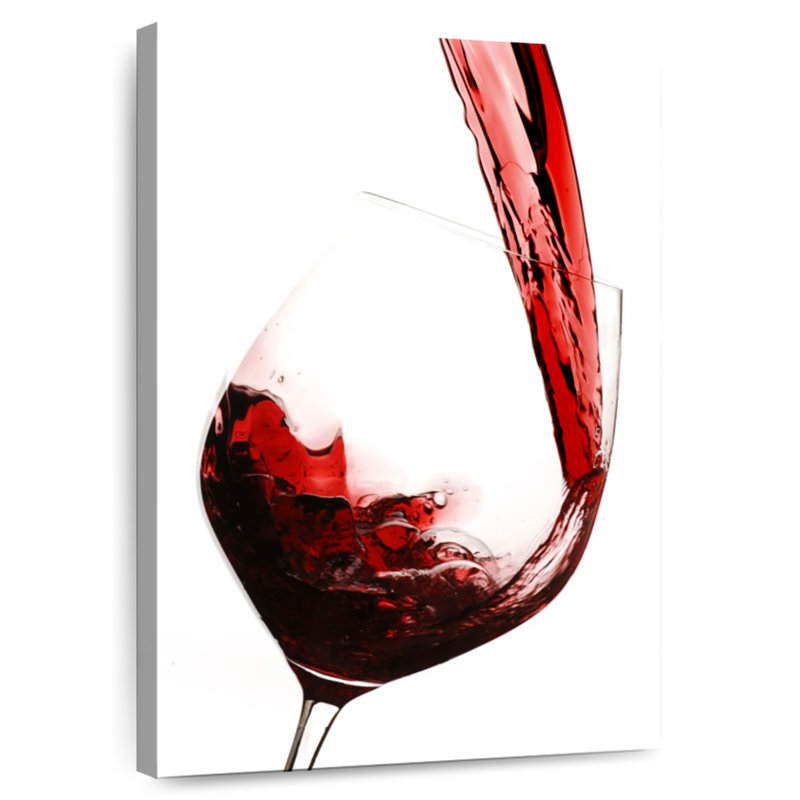 Yarlin Red Wine Flow, 12" H x 8" W