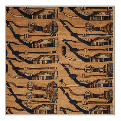 Washable Bagpipes Music Area Rug