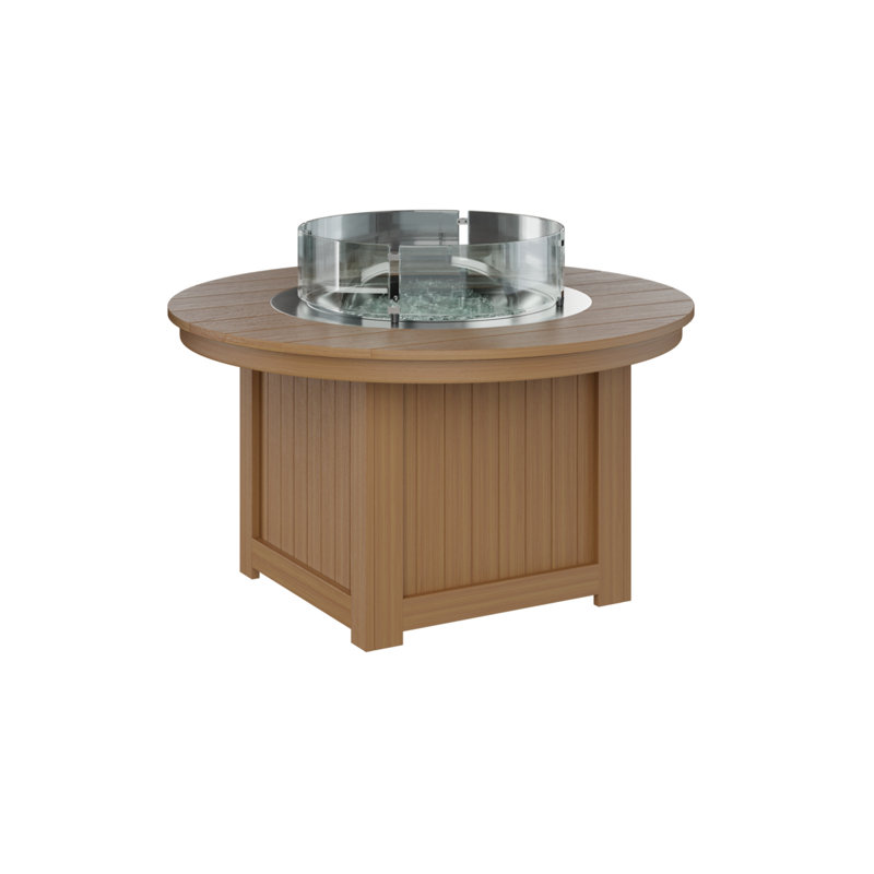 Foyer de table rond Berlin Gardens Donoma, Teck naturel
