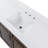 Sollman 61" Kodiak Brown Single Sink Bathroom Vanity with White Ice Quartz Top-124301239