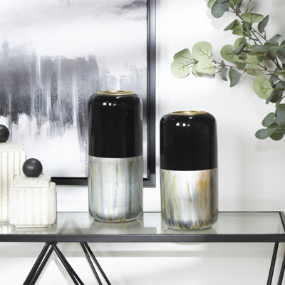 Ensemble de vases de table en métal 2 pièces Archambault