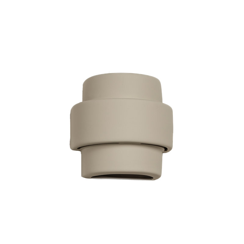 Applique murale Chiyeko en céramique, ampoule DEL incluse, H 10 po x l 10 po x P 6 po, Peuplier