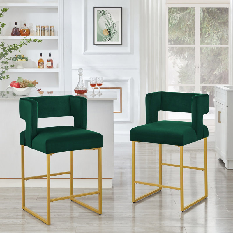 Tabouret de comptoir Colamaio 26, Vert