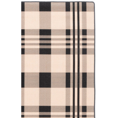 Natural Fiber 157 Sisal Pile Plaid Rug