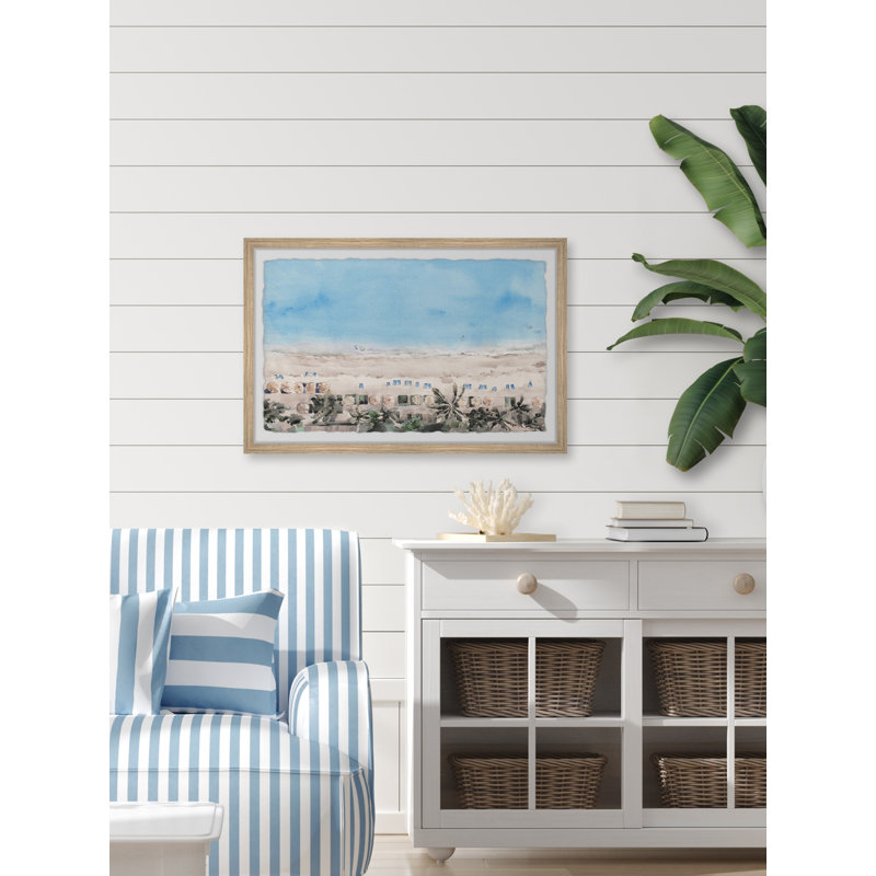 «Tropical Beach Wave» par Marmont Hill - impression, H 12 po x l 18 po x 1,5 po