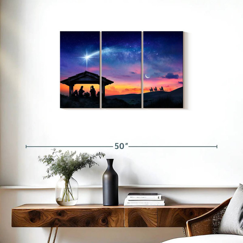 Adella Christmas Star, 20" H x 33" W