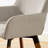 Rayshawn 22.83" W Linen Swivel Dining Chair-503307360