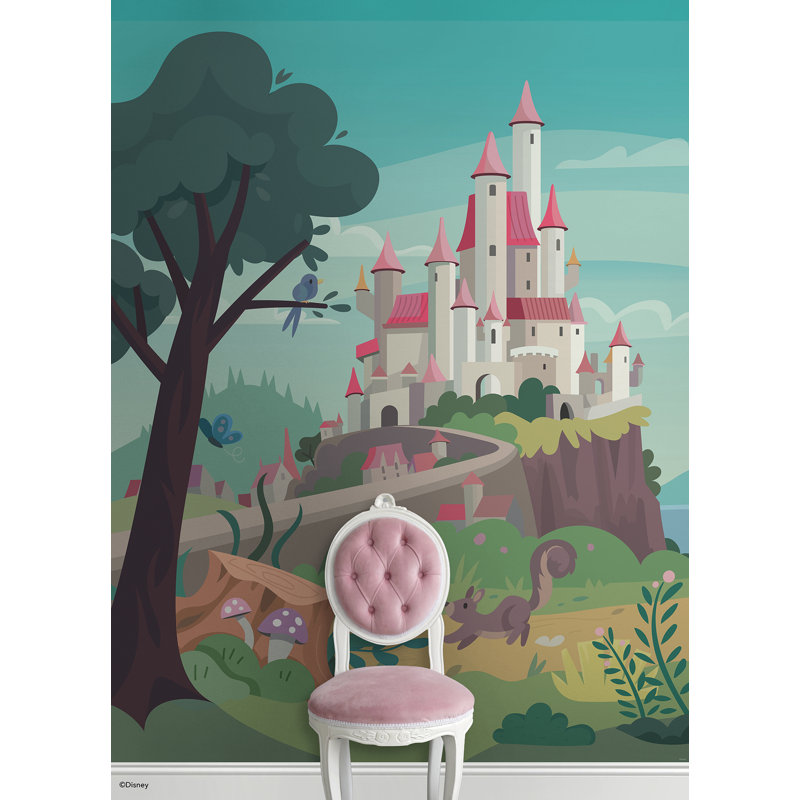 Adhésif mural princesse Disney blanc neige
