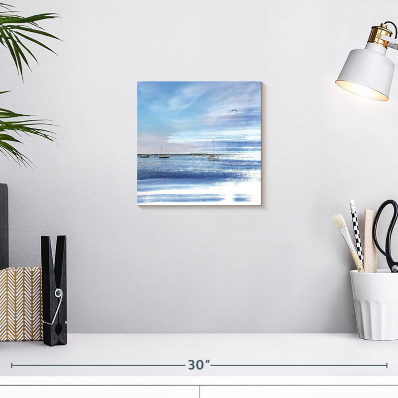 Gillard Blue Coastal I, 10" H x 10" W