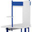 Corner Computer Desk with Hutch-876611206