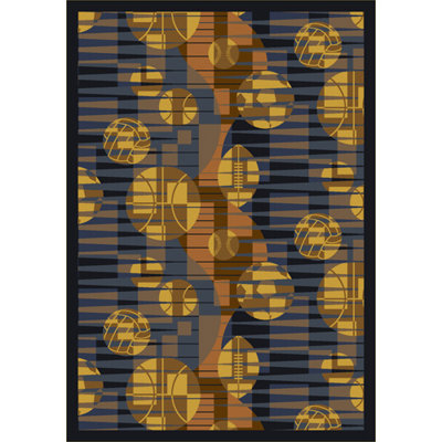 Sports Keeping Score by Joy Carpets Area Rug
