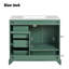 Meuble-lavabo simple 36 po avec plateau en céramique-2050554497