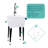 22.875 In. X 23.5 In. 19 Gallon Thermoplastic Utility Sink Set With High-Arc Coil Pull-Down Faucet-59271806-59271810