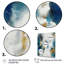 Transcendance abstraite en bleu et or I - reproduction d'art sur toile-1077782991-1077782984