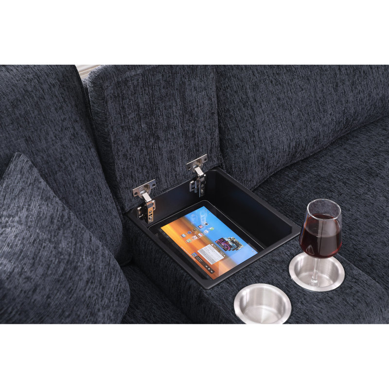Lily Sectional Sofa With Ottoman