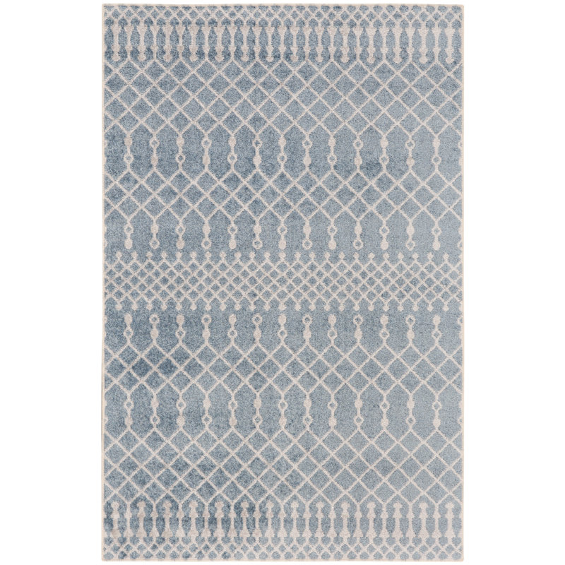 Kittie Washable Moroccan Indoor Rug, Rectangle 4' x 6'