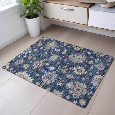 Premium Machine Washable Jaylin AMF1218 Global Rug