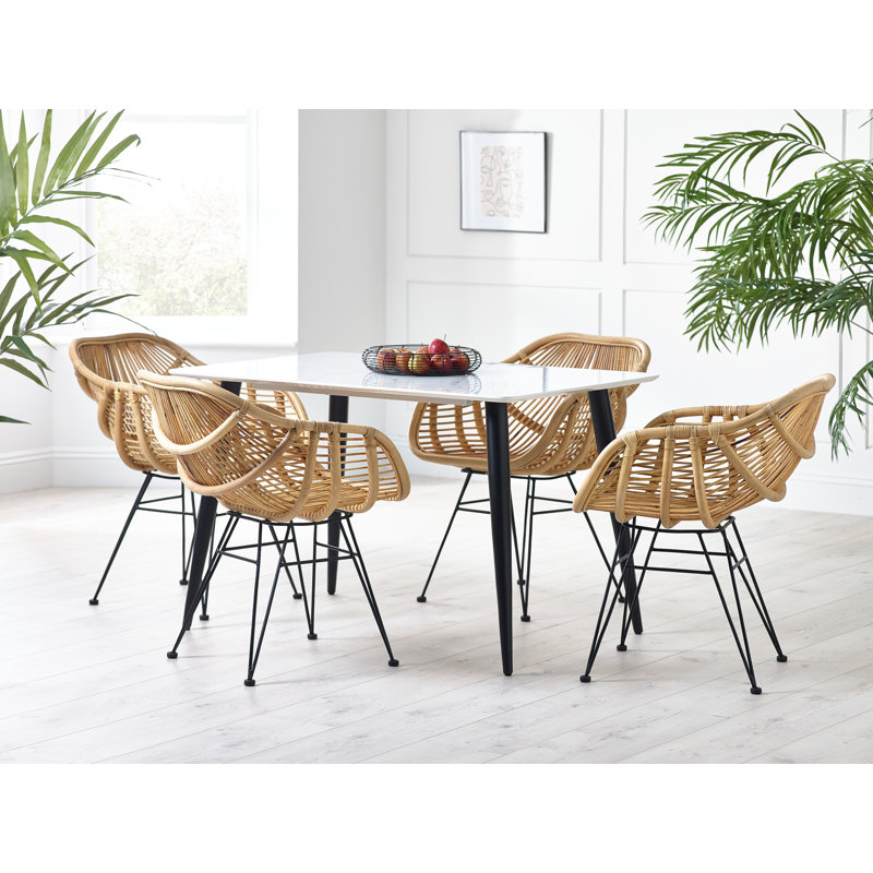 Chantilly 4 - Person Dining Set