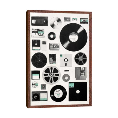 Data - Floater Frame Print on Canvas