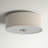Armindo Linen LED Flush Mount-1756676540