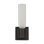 Kelly Wearstler Volver 1-light Medium Single Sconce in Bronze with Clear Etched Glass shade