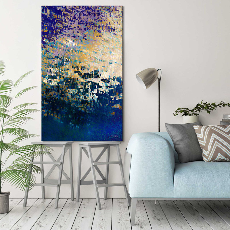 «John 16:33 The Peace Of God (Vertical)» par Mark Lawrence, reproduction, H 60 po x l 36 po x P 1,5 po, Toile tendue