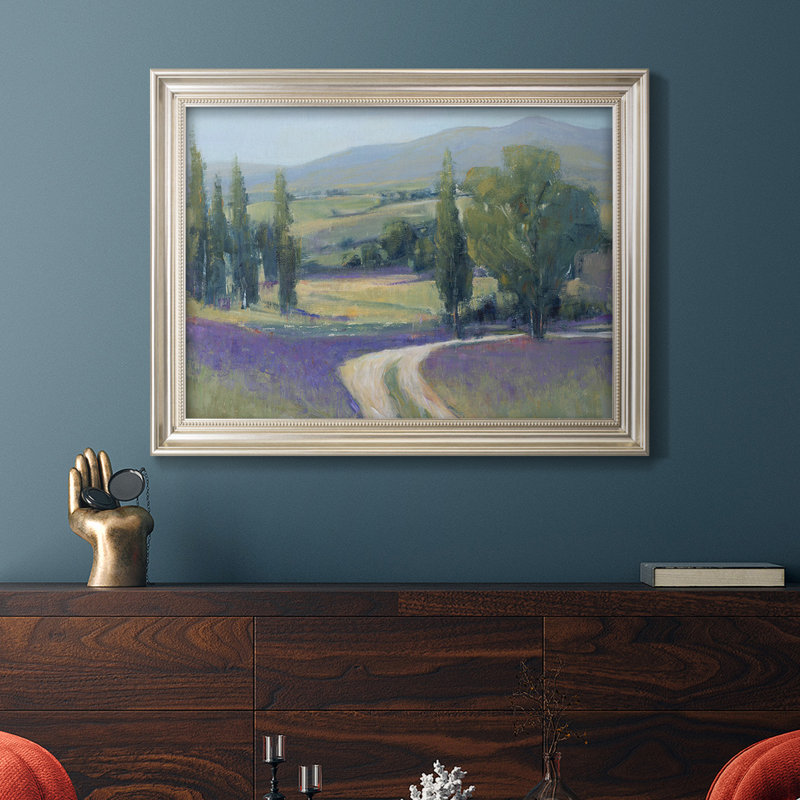 Lavender Meadow II - reproduction d'art sur toile, H 21 po x l 25 po x P 2,5 po