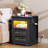  17.7" Farmhouse Nightstand with Gun Drawer, End Table with LED Light & Charging Station-1140277316-1293003397