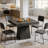 Chating Table,Kitchen Table,Square Dining Table,Small Conference Table