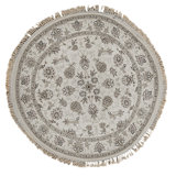 Hand Knotted Area Rug in Ivory