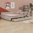 Upholstered Platform Bed With USB And 2 Drawers-587732682