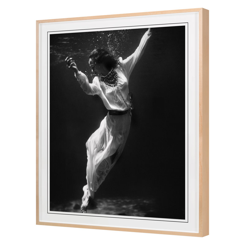 Floating 2 Print by Grand Archives, Maple Framed, 34" H x 27" W