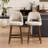 Mid-Century Modern Armless Upholstered Counter Stool-1760559297
