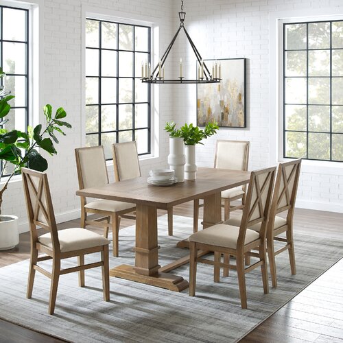 Sand & Stable Amelia Trestle Dining Set & Reviews | Wayfair