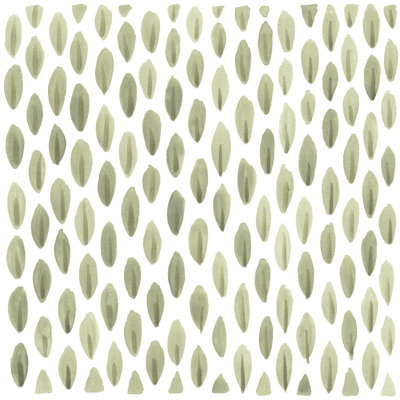 Greenery Motif IX by June Erica Vess - Wrapped Canvas Painting