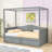 Aeriona Canopy Daybed with 2 Drawers-917037006
