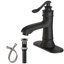 Robinet de salle de bains monotrou avec ensemble de drainage-70855234