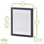 Photo Frame with 5" x 7" Mount - 8" x 10" - Grey/Black