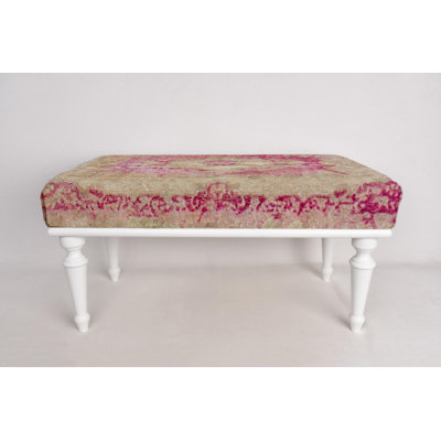 Bench For Bedroom, Piano Bench, Ottoman Bench, Upholstered Bench, Turkish Rug Bench, Kilim Bench, Home Decor Bench, Handmade Bench