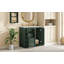 Meuble-lavabo de salle de bain avec lavabo, 3 tiroirs et portes à fermeture douce-458404268