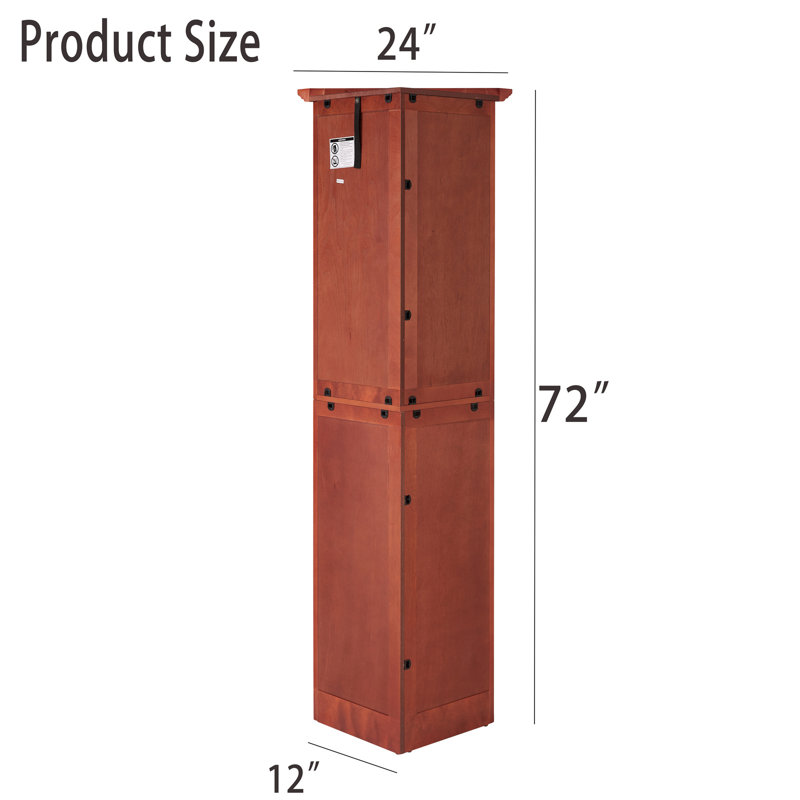 Armoire de rangement en coin avec 8 portes