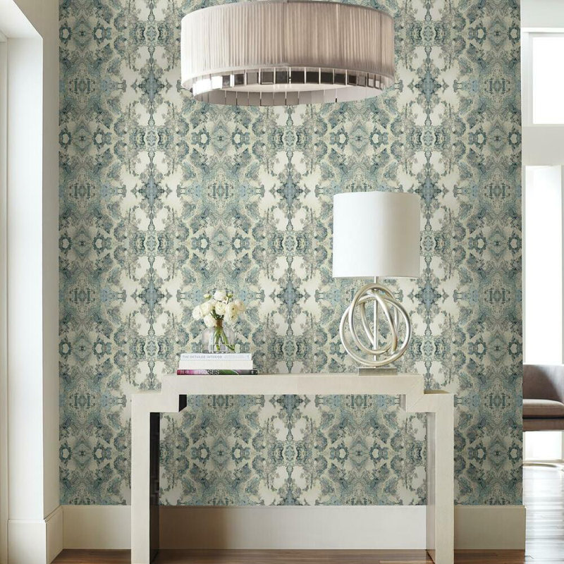 Peel & Stick Wallpaper Roll, Light Blue