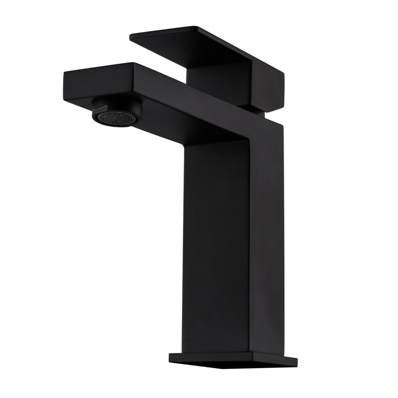 Single Hole Single Handle Bathroom Faucet 1.5 GPM, Matte Black
