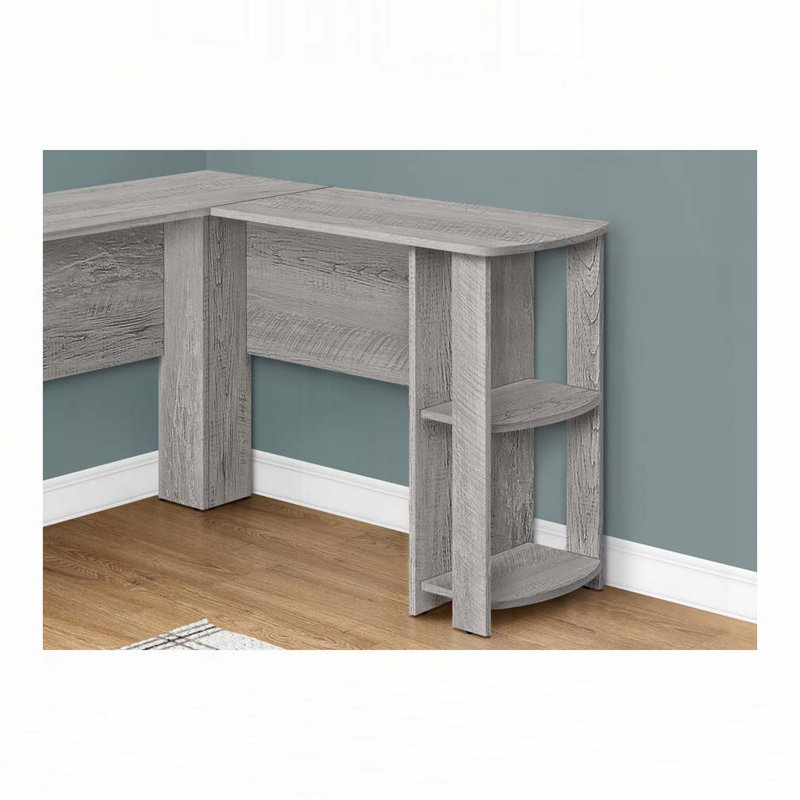 Home Office L Shape Computer Desk, Gray