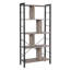 Allon 154.5cm H x 74cm W Metal Etagere Bookcase-1746269165