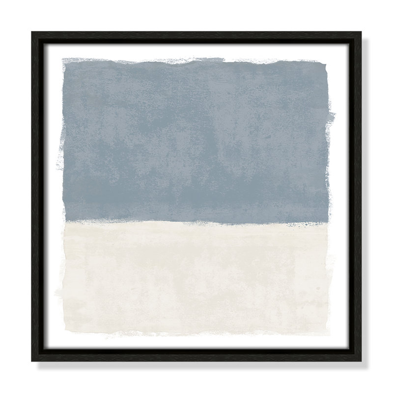 «Coastal Dreams I», reproduction carrée de Natalie Carpentieri, Espresso, H 13,5 po x l 13,5 po