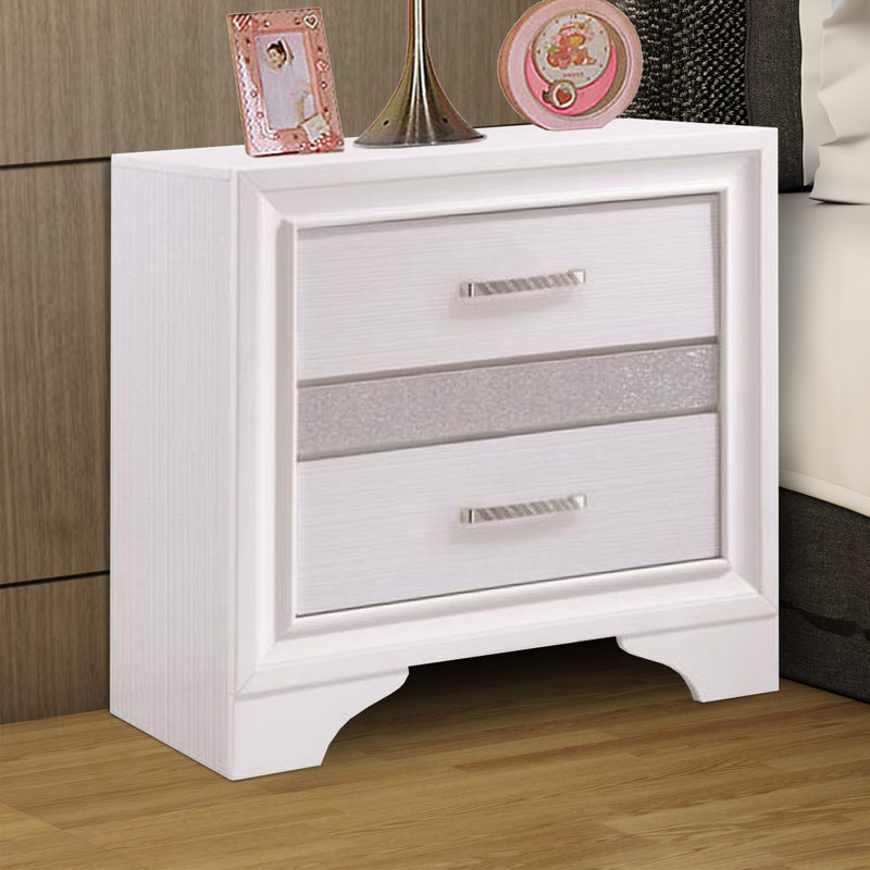 Mevludin 26'' W Solid Wood Nightstand