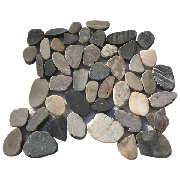 Altuve 0.38" x 12" Natural Stone Mosaic Wall & Floor Tile